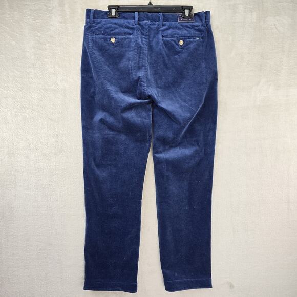 NWT Polo Ralph Lauren Men's Pants 32 x 30 Navy Blue Corduroy Stretch Classic Fit - Picture 6 of 14